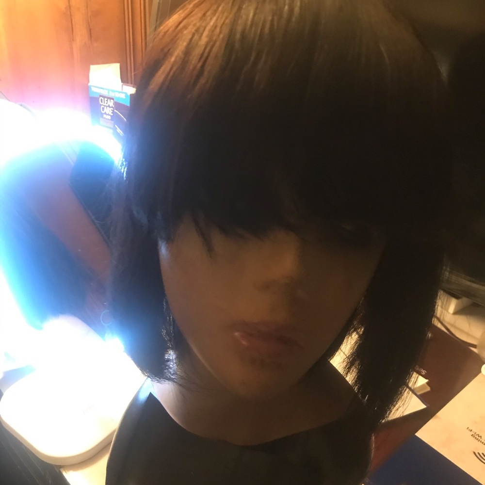 Bob with bang 100% virgin hair